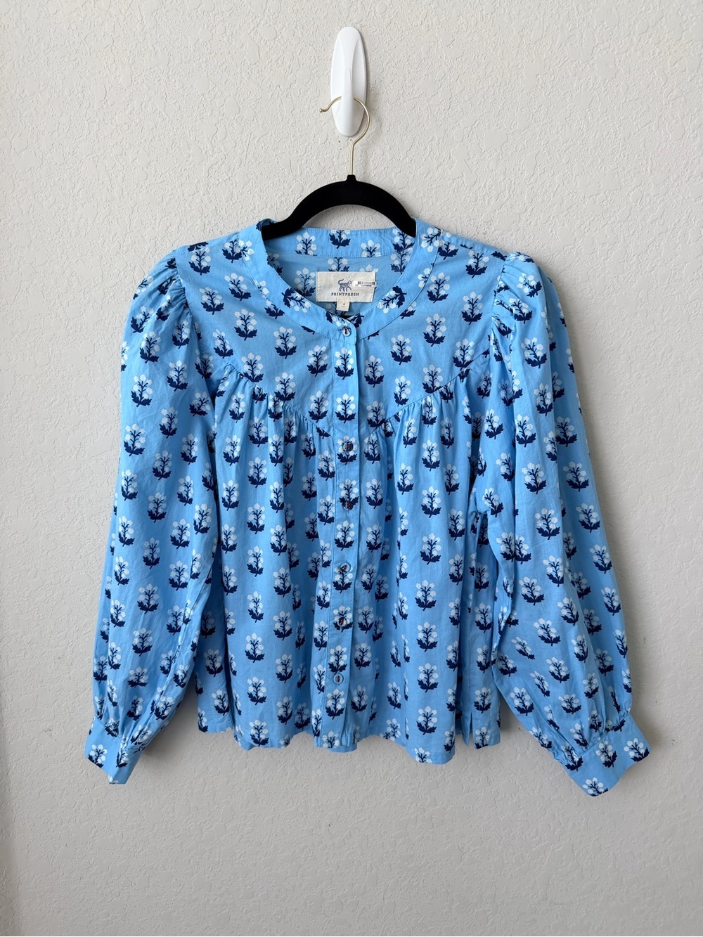 Printfresh Blue Top Size Small